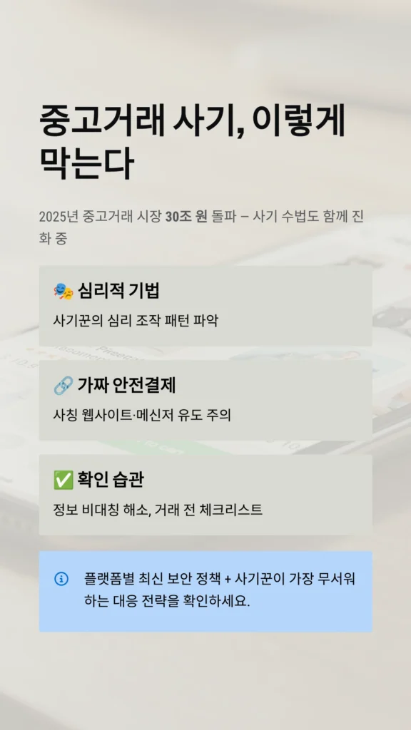 중고거래 사기, 이렇게 막는다